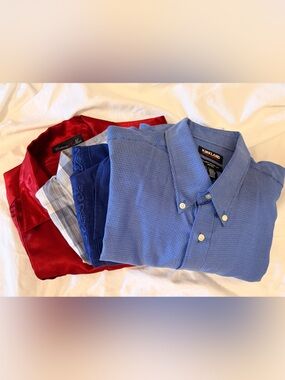 Lot of 4 men’s dress shirts